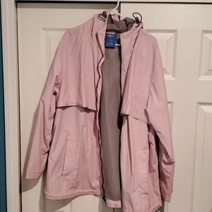 Women's pink raincoat